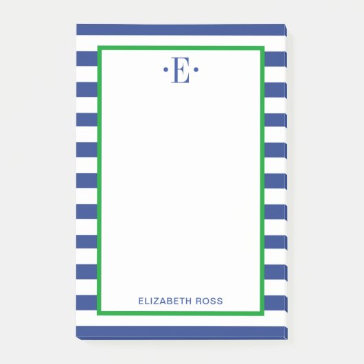 modern gestreift post-it klebezettel (Vorderseite)