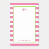 modern gestreift post-it klebezettel (Vorderseite)