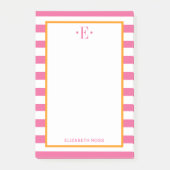 modern gestreift post-it klebezettel (Vorderseite)