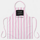 Modern gestreiftes Logo für das benutzerdefinierte Schürze (Vorderseite)