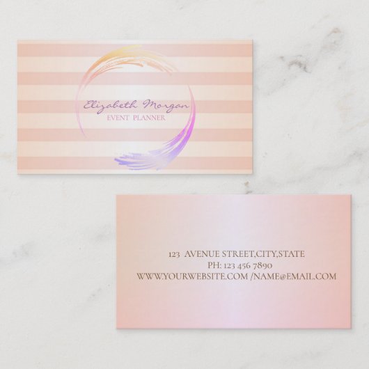 Modern gestylt visitenkarte (Vorne/Hinten)