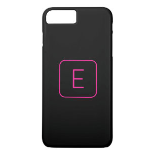 Modern gestyltes Anfangsmonogramm Rosa und Schwa Case-Mate iPhone Hülle