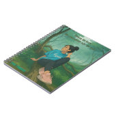 Modern Ghibli Style Customizable Quote and Name Notizblock (Linke Seite)