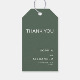 Modern Gift Tags Watercolor Wedding. Geschenkanhänger