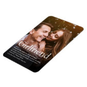 Modern Girlfriend Definition Foto Magnet (Linke Seite)