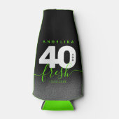 Modern Girly Bright Green 40 und Fresh Flaschenkühler (Vorderseite)