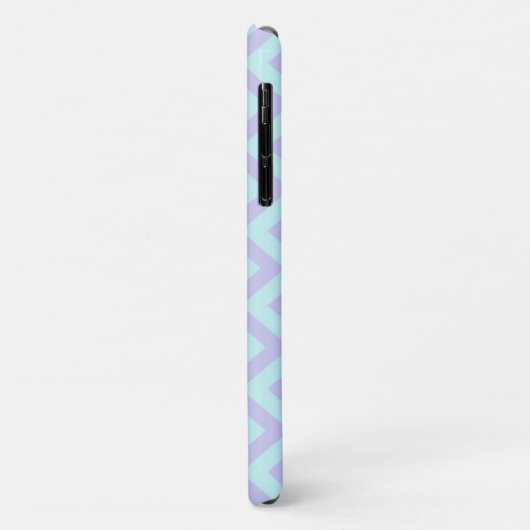 Modern Girly Ombre Zigzag Zickzack Muster Case-Mate iPhone Hülle (Hinten/Links)