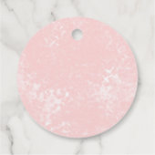 Modern Girly Pink Boho Rainbow Birthday Vielen Dan Geschenkanhänger (Rückseite)