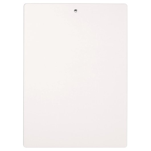 Modern Glam Rose Gold Sequel Black Klemmbrett (Rückseite)