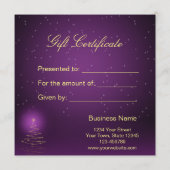 Modern Gleamy Weihnachtsbaum (Rückseite)