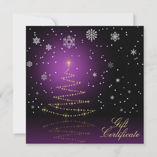 Modern Gleamy Weihnachtsbaum (Vorderseite)