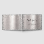 Modern, Glitter Bridal Shower Gästebuch (Voll)