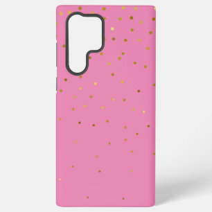 Modern Glitter Gold Pink Samsung Galaxy Hülle