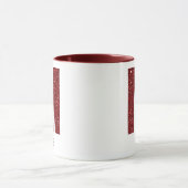Modern Glitter Monogram M Mug with Name Tasse (Zentrum)