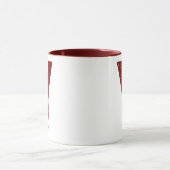 Modern Glitter Monogram Y Mug with Name Tasse (Zentrum)