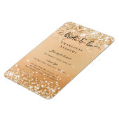 Modern, Glitzer Bridge zu Einladung Magnet (Linke Seite)