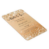 Modern, Glitzer Bridge zu Einladung Magnet (Rechte Seite)