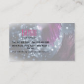 Modern Glitzer Sparkasse Stylist Business Card Visitenkarte (Rückseite)