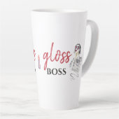 Modern Gloss Boss Schwarzes Meer Milchtasse (Rechte Ecke)