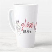 Modern Gloss Boss Schwarzes Meer Milchtasse (Linke Ecke)