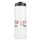 Modern Gloss Boss Schwarzes Meer Thermosbecher (Vorderseite)