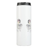 Modern Gloss Boss Schwarzes Meer Thermosbecher (Rückseite)