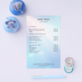 Modern Glow Salon Flyer (Einzeln)