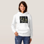 Modern Glowing Light Bulbs Happy New Year Hoodie (Vorne ganz)