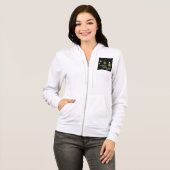 Modern Glowing Light Bulbs Happy New Year Hoodie (Vorne ganz)