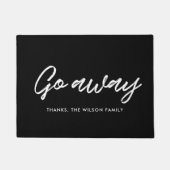 Modern Go away Fußmatte (Vorderseite)