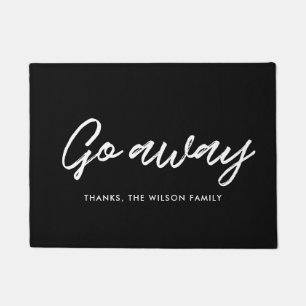 Modern Go away Fußmatte