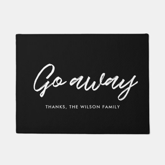 Modern Go away Fußmatte (Vorderseite)