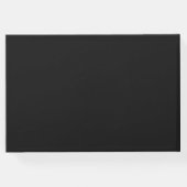 Modern Gold Ananas Tropical Wedding Gästebuch (Rückseite)