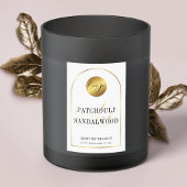 Modern Gold Arch Lux Logo Waterproof Product Label Lebensmitteletikett