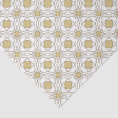Modern Gold Art Deco Tissue Paper Seidenpapier (Ausschnitt)