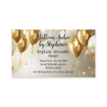 Modern Gold Balloon Arch Artist Party Planer