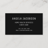 Modern Gold Black Glitter Drips Registered Nurse Visitenkarte (Rückseite)