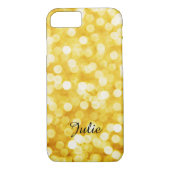 Modern Gold Bokeh Apple iPhone 8/7 Fall Case-Mate iPhone Hülle (Rückseite)