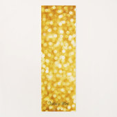 Modern Gold Bokeh Yoga Mat Yogamatte (Vorderseite)