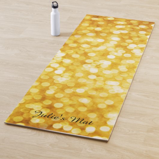 Modern Gold Bokeh Yoga Mat Yogamatte (Beispiel)