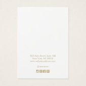 Modern Gold Border White Oring Juwelier Display (Rückseite)