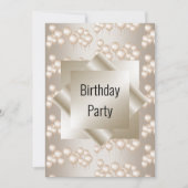 Modern Gold Bronze Ballon All Occaso PARTY Einladung (Vorderseite)