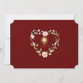 Modern Gold Chalice Foto Girl Einladung (Rückseite)