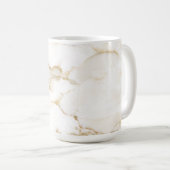 Modern Gold Effect Marmormuster Kaffeetasse (VorderseiteRechts)