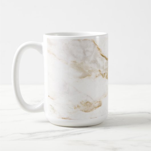 Modern Gold Effect Marmormuster Kaffeetasse (Links)