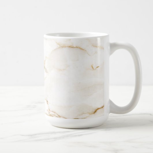 Modern Gold Effect Marmormuster Kaffeetasse (Rechts)