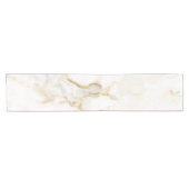 Modern Gold Effect Marmormuster Kurzer Tischläufer (Horizontal)