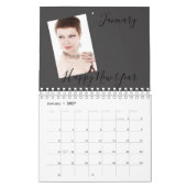 Modern Gold Family Foto Collage 2023 Kalender (Jan 2027)