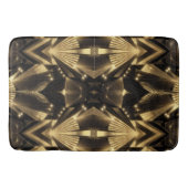Modern Gold Foil Elegance Neo Art Deco Badematte (Vorderseite)