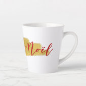 Modern Gold Foil Joyeux Weihnachten Weihnachten Milchtasse (Rechts)